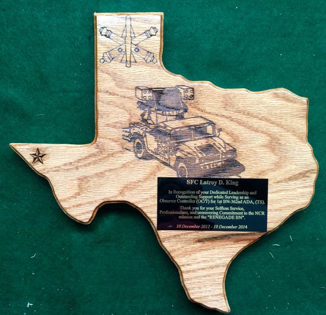 Texas Plaque (Avenger)