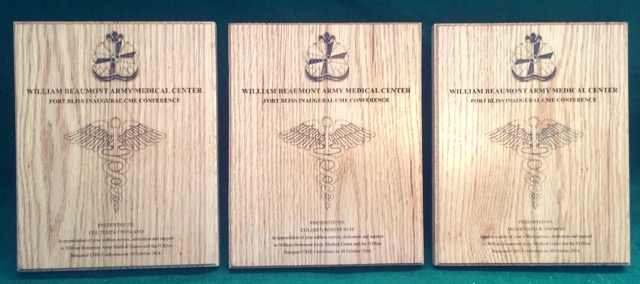 CME Conference Plaques