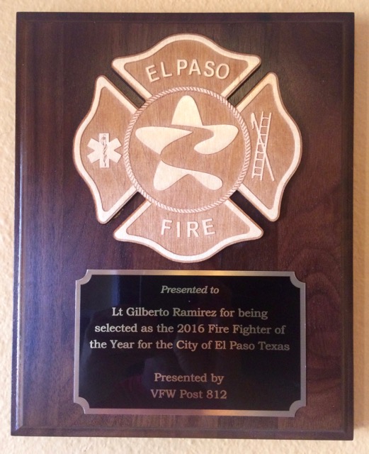 El Paso Fire Fighter of the Year 2016
