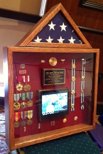 Retirement Display with dital picture frame