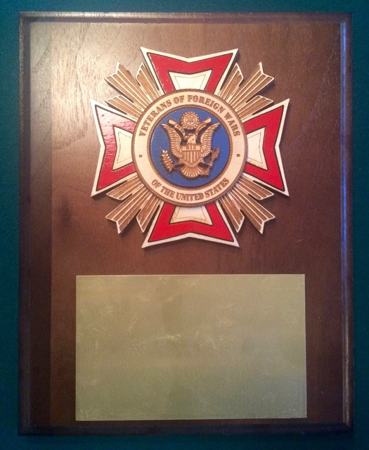 Wooden VFW Cross of Malta