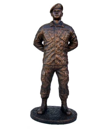P339 Large Male Parade Rest statue w/beret
Price: $139.95